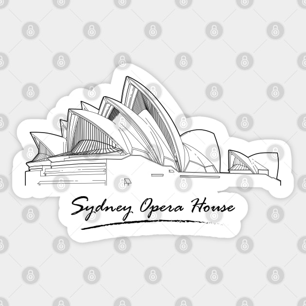 Sydney Opera House Sticker by Mandra